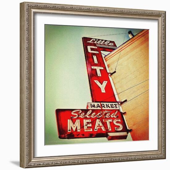 Retro Americana Sign-Salvatore Elia-Framed Photographic Print