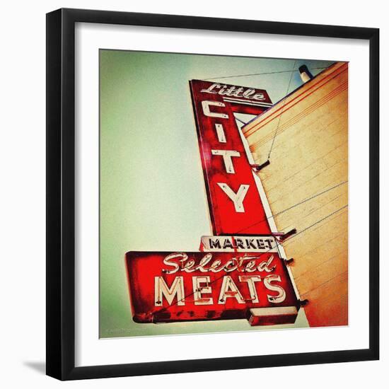 Retro Americana Sign-Salvatore Elia-Framed Photographic Print