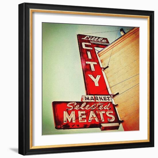 Retro Americana Sign-Salvatore Elia-Framed Photographic Print