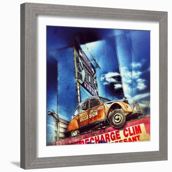 Retro Americana Sign-Salvatore Elia-Framed Photographic Print