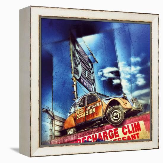 Retro Americana Sign-Salvatore Elia-Framed Premier Image Canvas