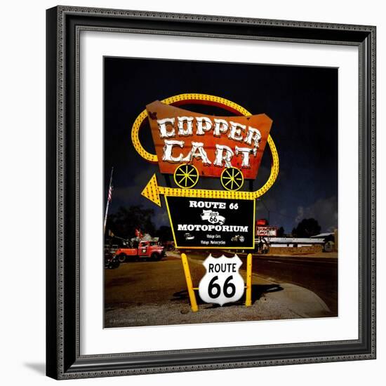 Retro Americana Sign-Salvatore Elia-Framed Photographic Print