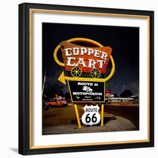 Retro Americana Sign-Salvatore Elia-Framed Photographic Print