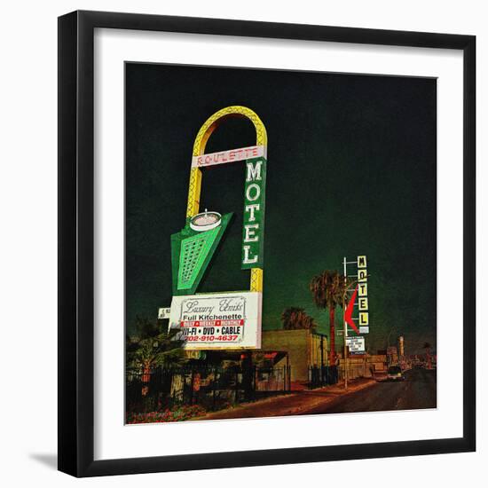 Retro Americana Street Signage-Salvatore Elia-Framed Photographic Print