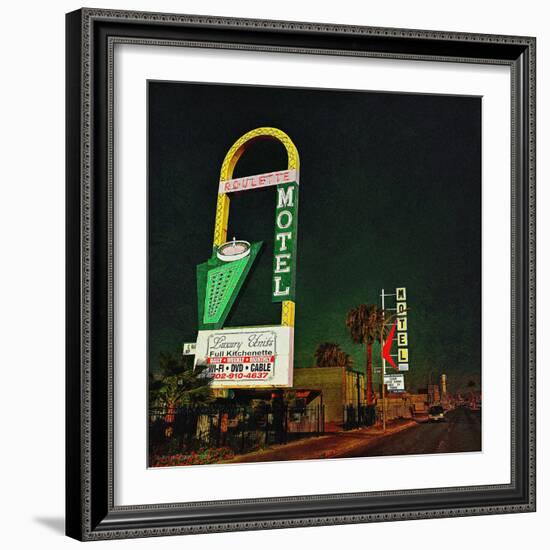 Retro Americana Street Signage-Salvatore Elia-Framed Photographic Print