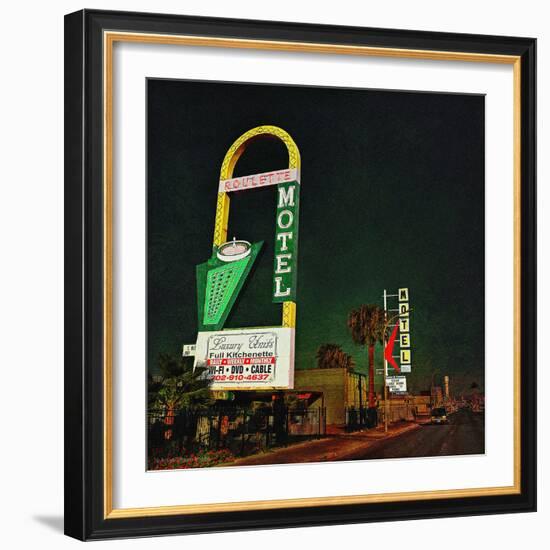 Retro Americana Street Signage-Salvatore Elia-Framed Photographic Print