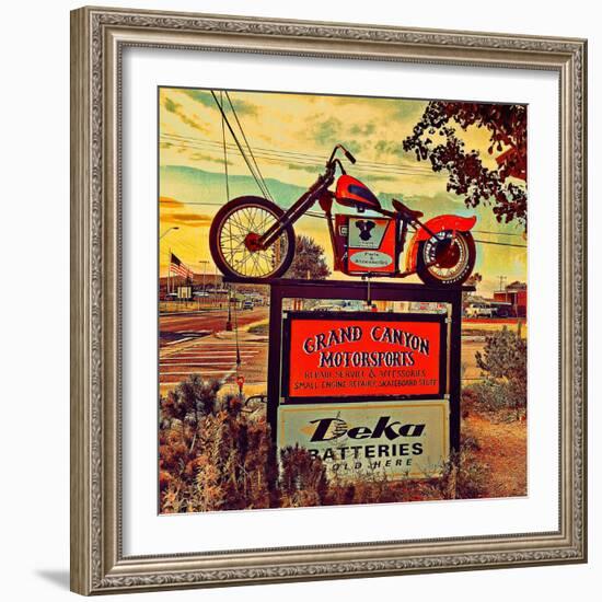 Retro Americana Street Signage-Salvatore Elia-Framed Photographic Print