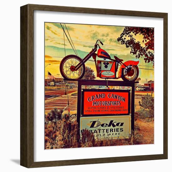 Retro Americana Street Signage-Salvatore Elia-Framed Photographic Print