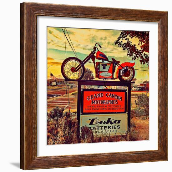 Retro Americana Street Signage-Salvatore Elia-Framed Photographic Print