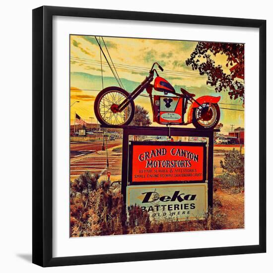 Retro Americana Street Signage-Salvatore Elia-Framed Photographic Print