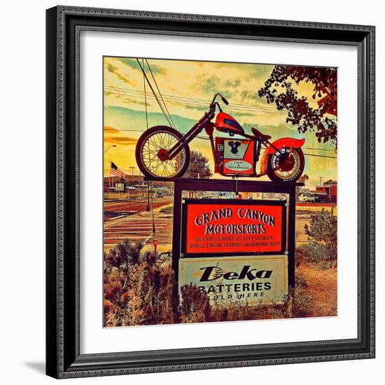 Retro Americana Street Signage-Salvatore Elia-Framed Photographic Print