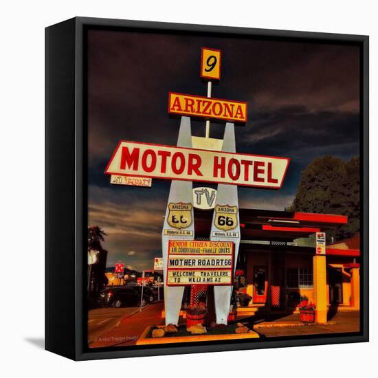 Retro Americana Street Signage-Salvatore Elia-Framed Premier Image Canvas