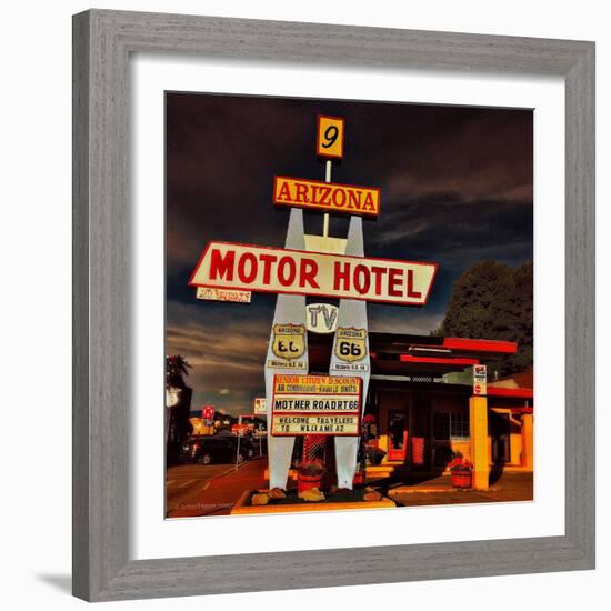 Retro Americana Street Signage-Salvatore Elia-Framed Photographic Print