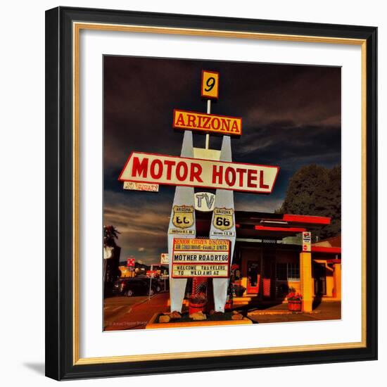 Retro Americana Street Signage-Salvatore Elia-Framed Photographic Print