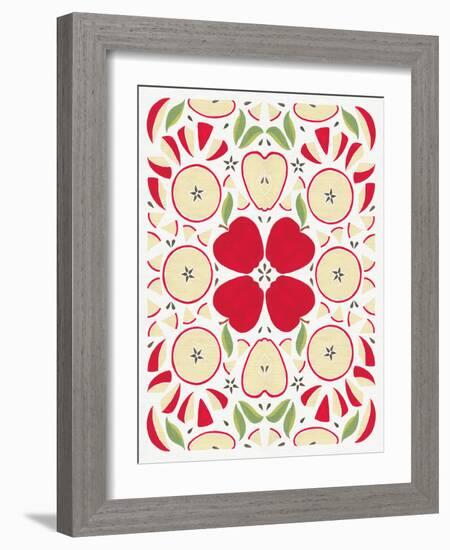 Retro Apple Otomi-Elyse DeNeige-Framed Art Print