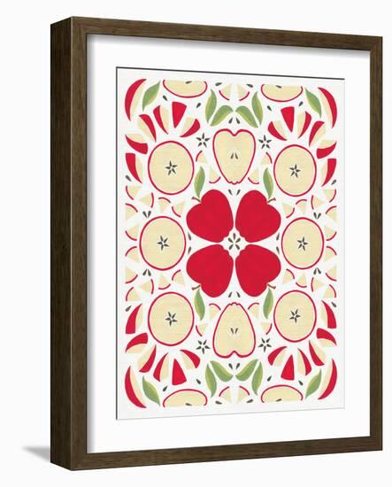 Retro Apple Otomi-Elyse DeNeige-Framed Art Print