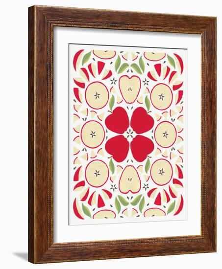 Retro Apple Otomi-Elyse DeNeige-Framed Art Print