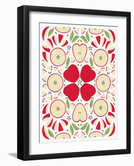 Retro Apple Otomi-Elyse DeNeige-Framed Art Print