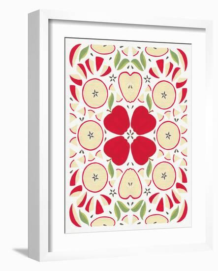 Retro Apple Otomi-Elyse DeNeige-Framed Art Print