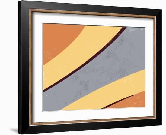 Retro Background-one AND only-Framed Photographic Print