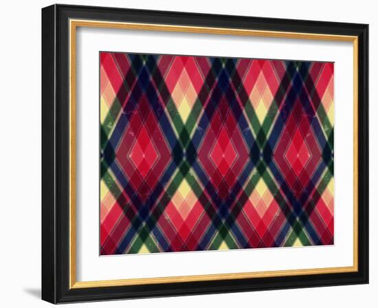 Retro Background-marinini-Framed Art Print