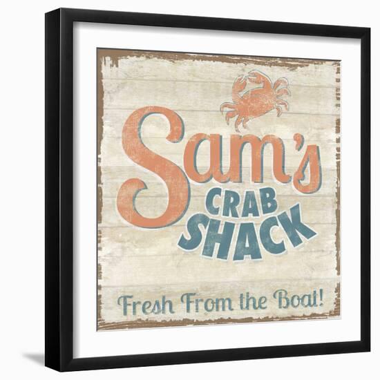 Retro Bay - Shack-Clara Wells-Framed Giclee Print