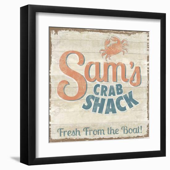 Retro Bay - Shack-Clara Wells-Framed Giclee Print