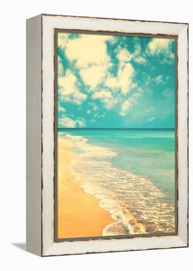 Retro Beach-Andrekart Photography-Framed Premier Image Canvas