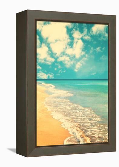 Retro Beach-Andrekart Photography-Framed Premier Image Canvas