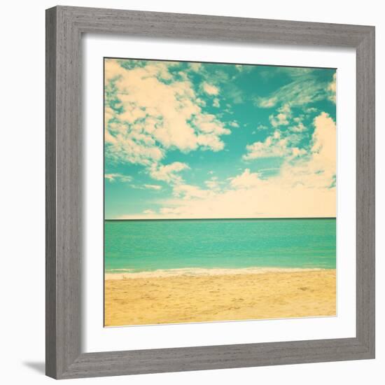 Retro Beach-Andrekart Photography-Framed Photographic Print