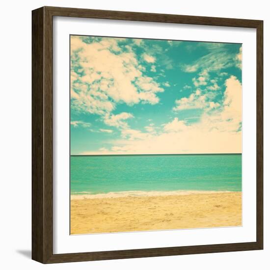 Retro Beach-Andrekart Photography-Framed Photographic Print