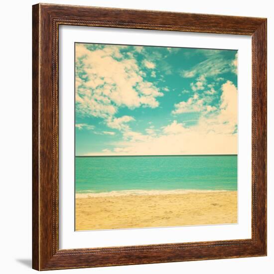 Retro Beach-Andrekart Photography-Framed Photographic Print