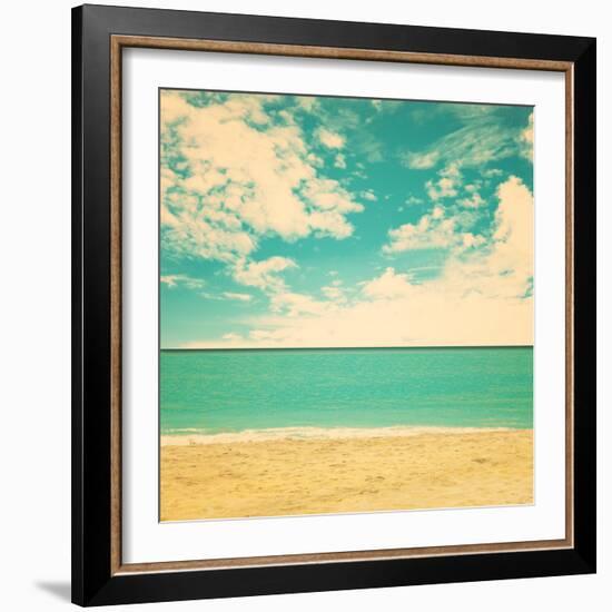 Retro Beach-Andrekart Photography-Framed Photographic Print