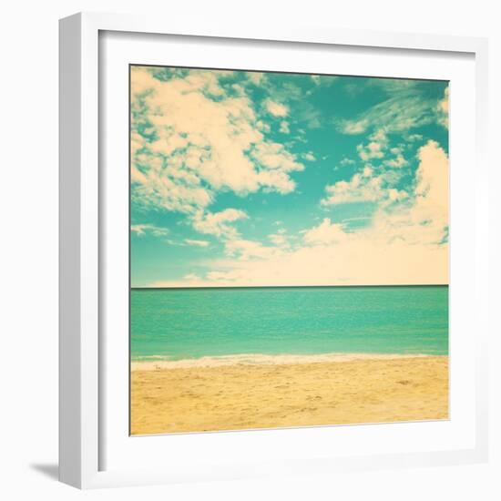 Retro Beach-Andrekart Photography-Framed Photographic Print