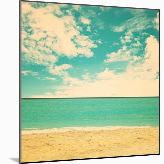 Retro Beach-Andrekart Photography-Mounted Photographic Print