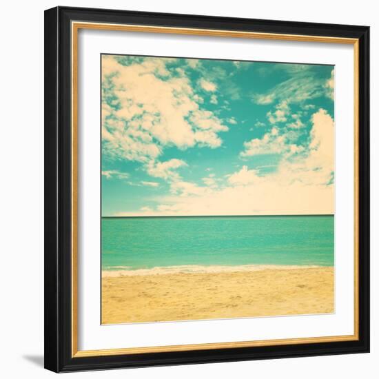 Retro Beach-Andrekart Photography-Framed Photographic Print