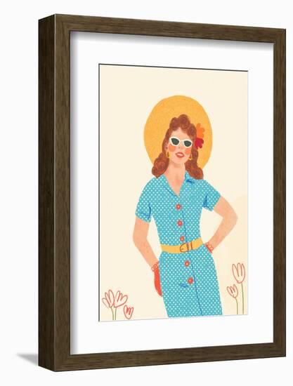 Retro Beauty-Gigi Rosado-Framed Photographic Print