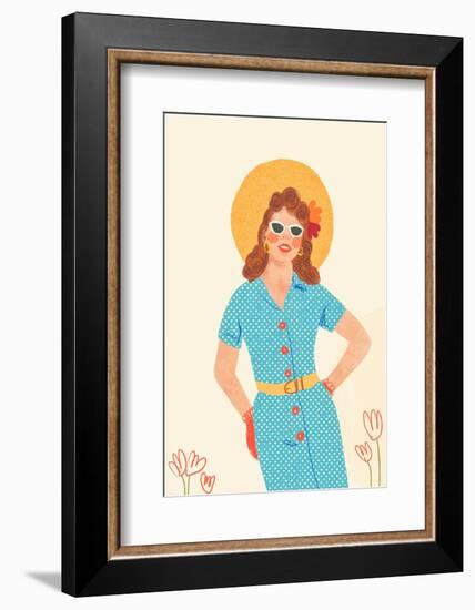 Retro Beauty-Gigi Rosado-Framed Photographic Print