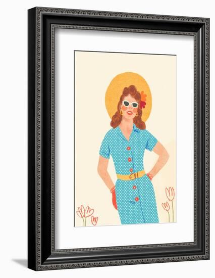 Retro Beauty-Gigi Rosado-Framed Photographic Print