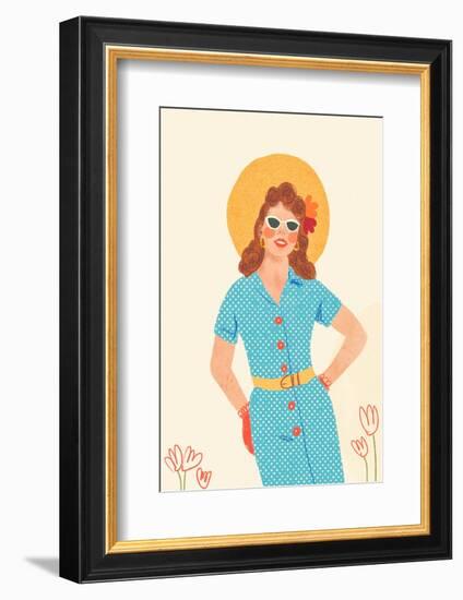 Retro Beauty-Gigi Rosado-Framed Photographic Print