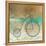 Retro Bicycle On A Color Background-epic44-Framed Stretched Canvas