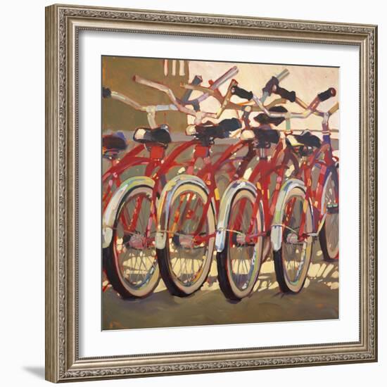 Retro Bikes-Darrell Hill-Framed Giclee Print