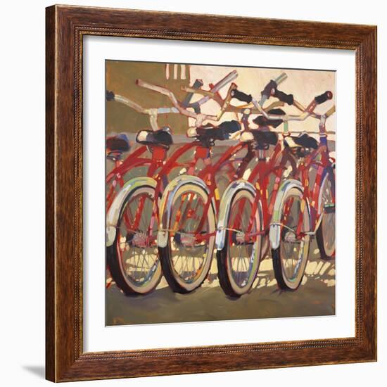 Retro Bikes-Darrell Hill-Framed Giclee Print