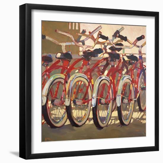 Retro Bikes-Darrell Hill-Framed Giclee Print