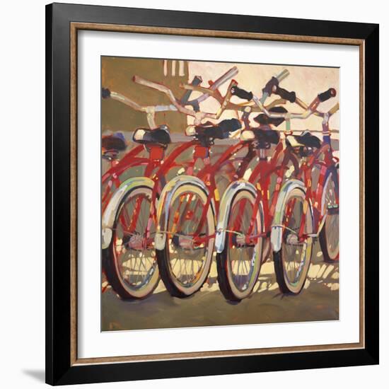 Retro Bikes-Darrell Hill-Framed Giclee Print