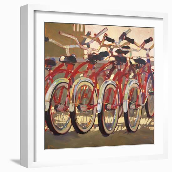 Retro Bikes-Darrell Hill-Framed Giclee Print