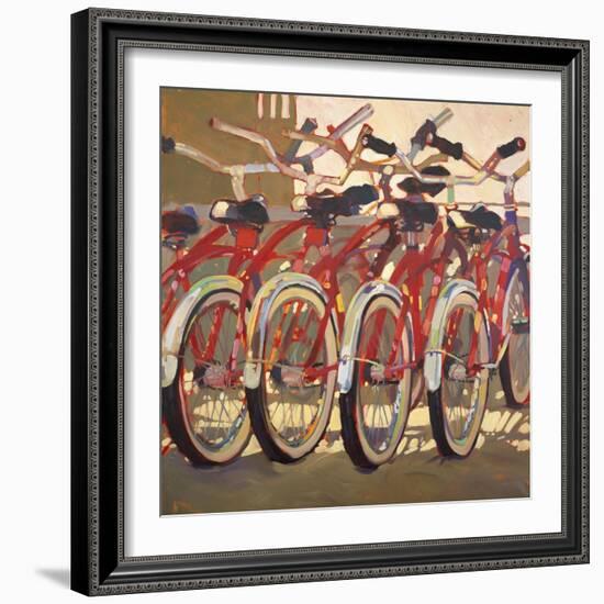Retro Bikes-Darrell Hill-Framed Giclee Print