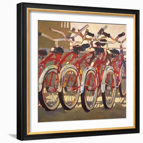 Retro Bikes-Darrell Hill-Framed Giclee Print