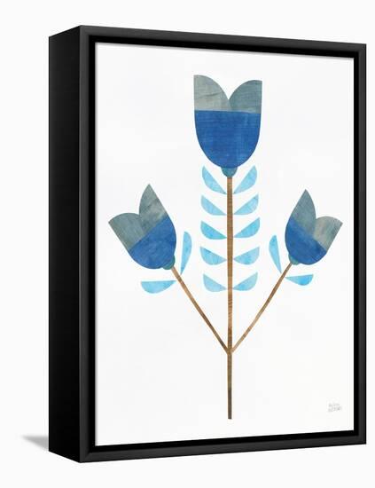 Retro Blooms I-Melissa Averinos-Framed Stretched Canvas