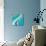 Retro Blue Wave-null-Mounted Giclee Print displayed on a wall